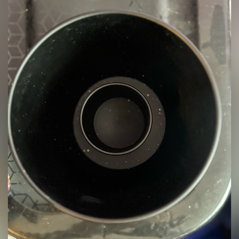 Black Cast Iron candle holder withDesign (2 designs available) - Picture 2 of 8